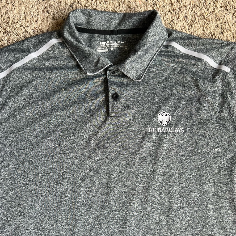 Nike Golf Polo Shirt XL The Barclays Liberty National Golf Course Fedex Cup